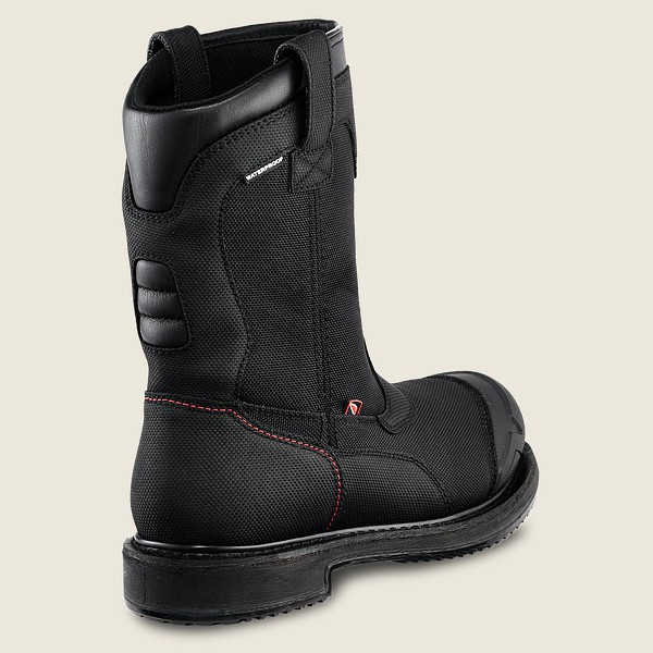 Red Wing Safety Boots Maxbond - 11-inch Waterproof Toe Pull-on - Black - Mens NJB208759